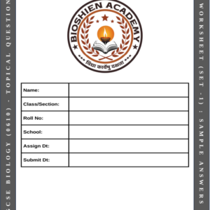 Unit-05: Enzymes – Complete Worksheet Pack (Set-1)