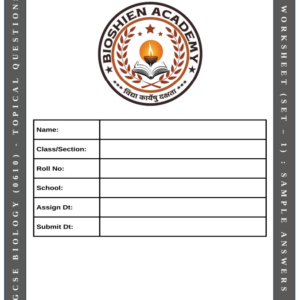 Unit-06: Plant Nutrition – Complete Worksheet Pack (Set-1)