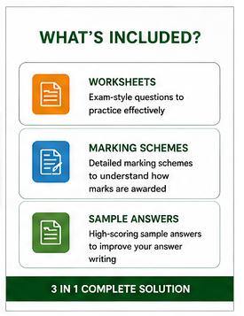 IGCSE Biology (0610) – Complete Worksheet Pack (All 21 Units) - Set-1